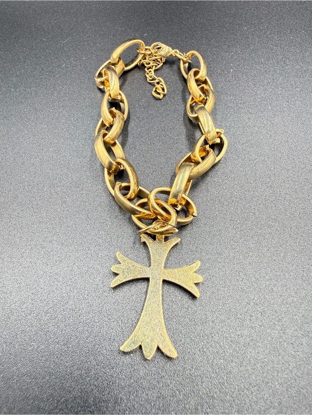 Gold-Tone Cross Link Bracelet - Women Jewelry